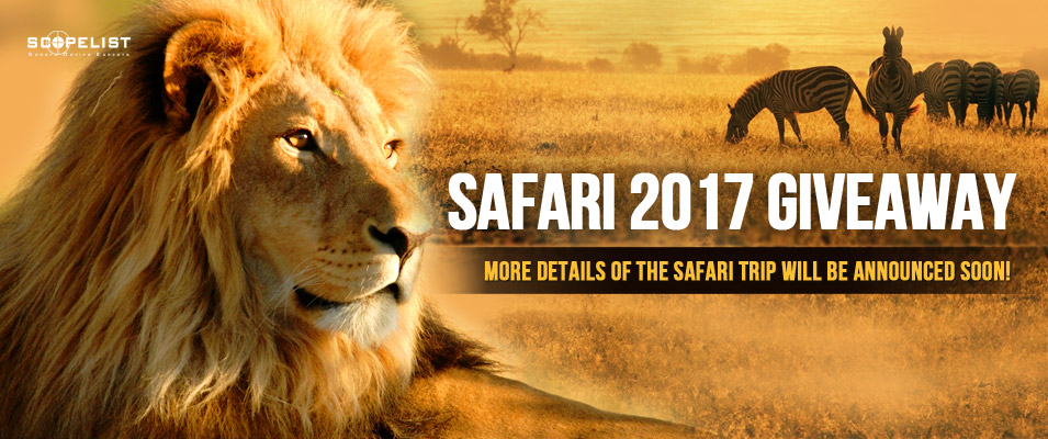 Scopelist Safari Trip Giveaway 2017